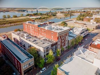 an aerial view at 99 Front, Tennessee